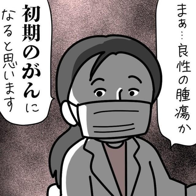 不穏な気配漂う乳腺外科検診（しろめちゃんさん提供）