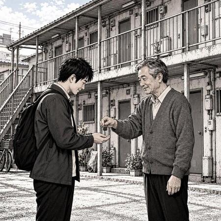 「人生をやり直したい」と語る男性に家を貸したが…（この画像はAIで作成したイメージです）