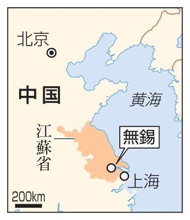 　中国江蘇省無錫、上海