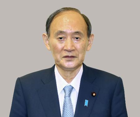 　自民党の菅義偉元首相