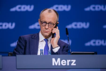 　ドイツのメルツ首相＝２０日（ゲッティ＝共同）