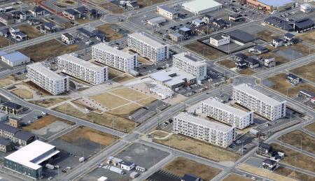 　２０２０年２月、宮城県気仙沼市の災害公営住宅