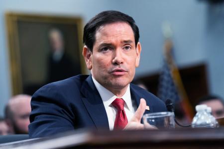 　ルビオ米国務長官＝２日、ワシントン（ＡＰ＝共同）