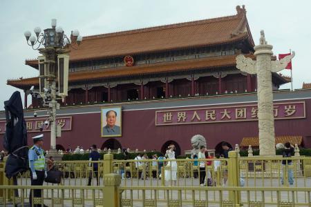 　北京の天安門＝３日（共同）