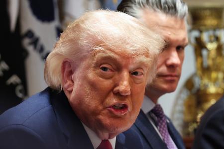 　トランプ米大統領＝５月、ワシントン（ゲッティ＝共同）