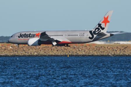 　ジェットスターの機体＝７月、シドニー（ＡＰ＝共同）