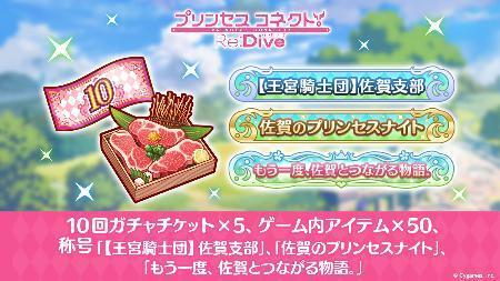 　佐賀市のふるさと納税返礼品に採用されたスマホゲーム「プリンセスコネクト！Ｒｅ：Ｄｉｖｅ」のアイテムや限定称号（Ｃｙｇａｍｅｓ提供）