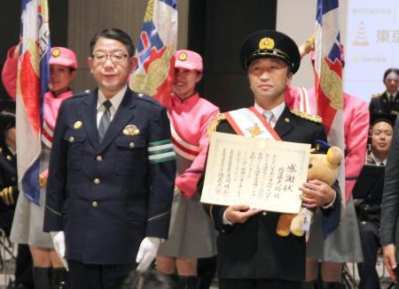 元王者・内藤大助さん、一日署長　飲酒運転の危険性呼びかけ