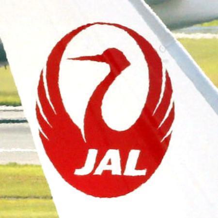 　ＪＡＬ機の尾翼