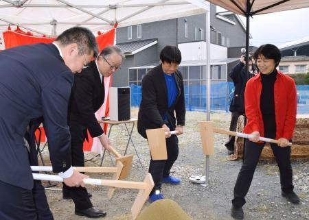 北九州、「希望のまち」起工式　指定暴力団工藤会の本部跡地