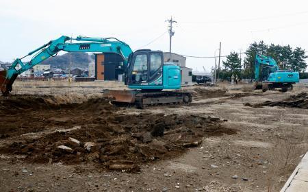 輪島の朝市再興へ、道路工事着工　能登半島地震で焼失