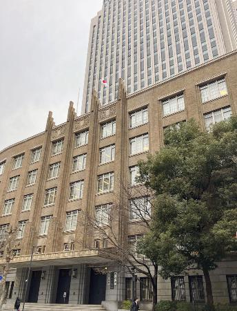 　文部科学省が入る庁舎＝東京都千代田区