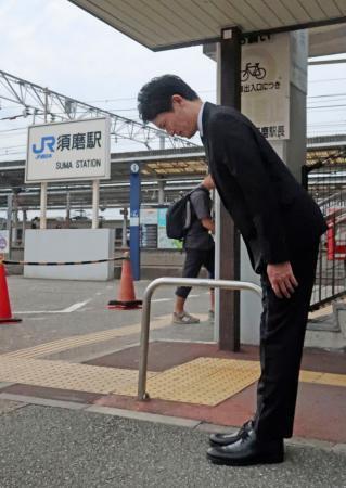 兵庫知事失職の斎藤氏、街頭活動　再選へ「厳しい道のり」