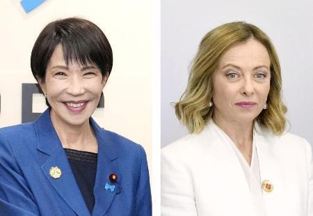 首相、伊メローニ首相と来月会談　女性リーダー、保守色強い共通点