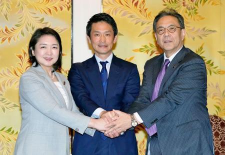 首相指名、３党は小川氏投票へ　中道、立民、公明が確認