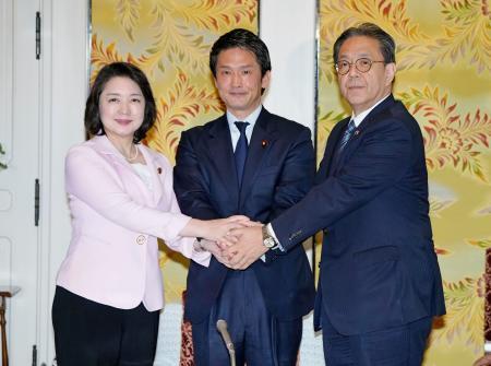 中道立憲公明、社保会議に参加へ　統一地方選は３党共通政策も