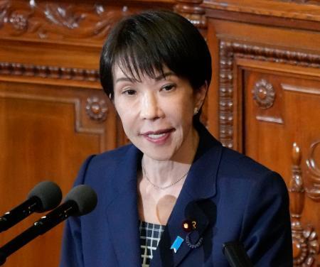 　衆院本会議で答弁する高市首相＝２日午後