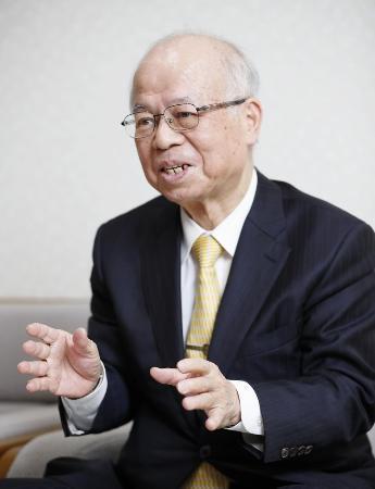 　日本大の百地章名誉教授＝２０２５年