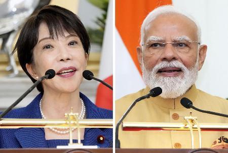 　高市早苗首相、インドのモディ首相