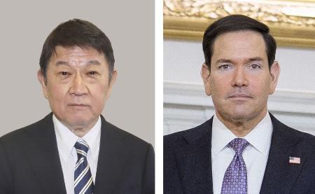 　茂木敏充外相、ルビオ米国務長官（ゲッティ＝共同）