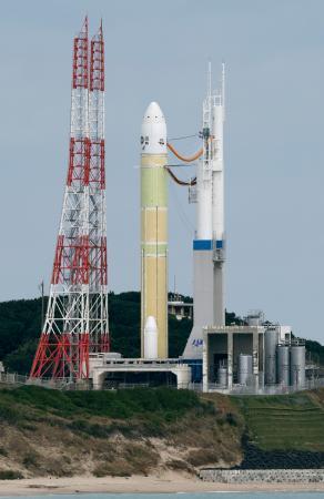 　打ち上げが中止となったＨ３ロケット８号機＝１７日午前１１時１１分、鹿児島県の種子島宇宙センター