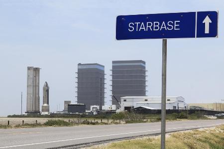 　米スペースＸの拠点「スターベース」＝昨年５月、テキサス州