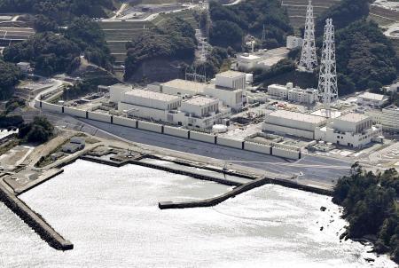 　宮城県の東北電力女川原発＝２０２４年１０月