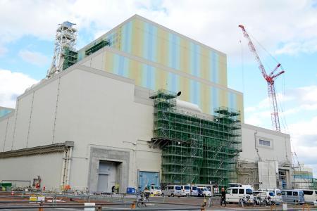 　中国電力島根原発３号機＝２２日午後、松江市