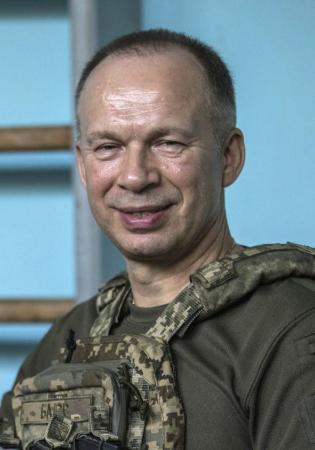 　ウクライナのシルスキー軍総司令官（ゲッティ＝共同）