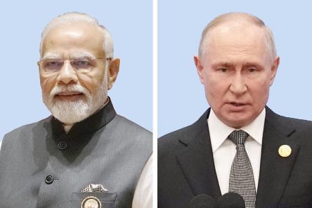 インド首相、７月ロシア訪問か　プーチン大統領と会談調整