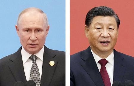 中国の習主席、１０月ロシア訪問　ＢＲＩＣＳ会議招待、首脳会談へ