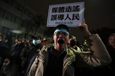 台湾第２野党党首の保釈決定　台北地裁、汚職起訴で