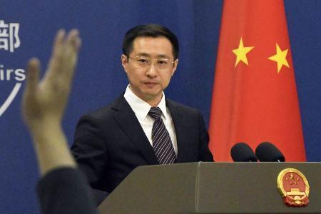 中国の報道官「日本は理性的に」　空母２隻の活動で