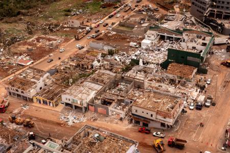 ブラジル、竜巻で７８０人超負傷　６人死亡、建物９割被害も