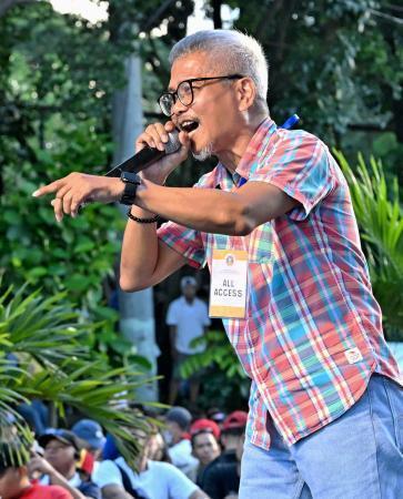 フィリピン退役将校ら反政府集会　現役兵士に行動呼びかけ