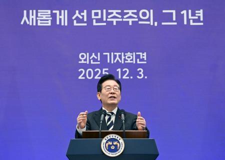 １２月３日を「国民主権の日」に　戒厳令１年、韓国・李大統領声明