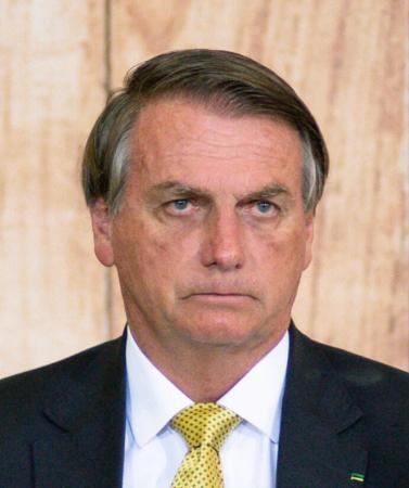 　ブラジルのボルソナロ前大統領（ゲッティ＝共同）