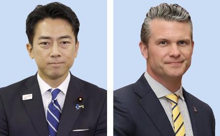 　小泉進次郎防衛相、ヘグセス米国防長官