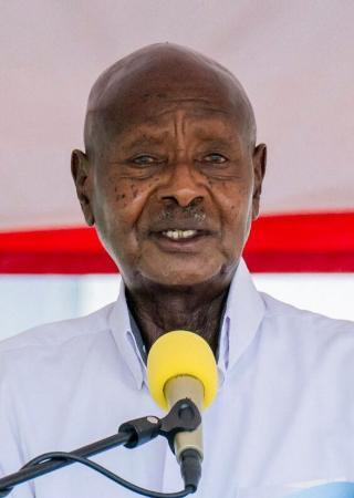 　ウガンダのムセベニ大統領（ロイター＝共同）