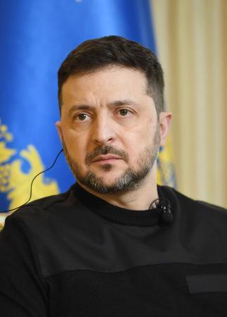 　ウクライナのゼレンスキー大統領（共同）