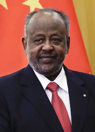 　ジブチのゲレ大統領（ゲッティ＝共同）