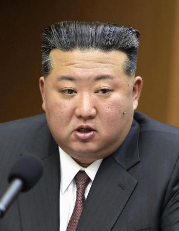 　北朝鮮の金正恩朝鮮労働党総書記（朝鮮中央通信＝共同）