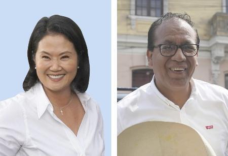 　ケイコ・フジモリ氏、ロベルト・サンチェス氏（ＡＰ＝共同）