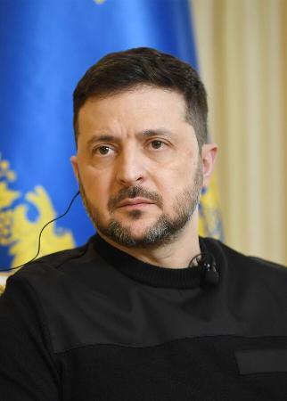 　ウクライナのゼレンスキー大統領