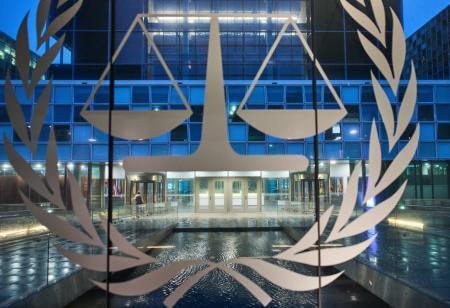 　オランダ・ハーグにある国際刑事裁判所＝２０２５年１２月（ＡＰ＝共同）