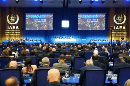 　ウィーンで開幕したＩＡＥＡの年次総会＝１４日（共同）