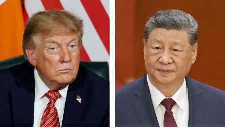 　トランプ米大統領（ゲッティ＝共同）、中国の習近平国家主席