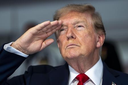 　トランプ大統領＝８月（ゲッティ＝共同