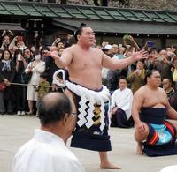 白鵬７連覇へ“力”入った！