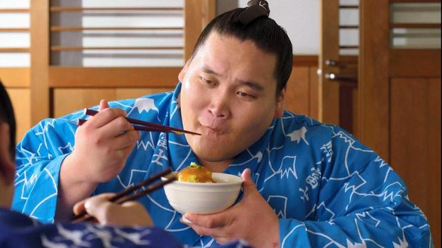 照ノ富士、初ＣＭで「おなかいっぱい」